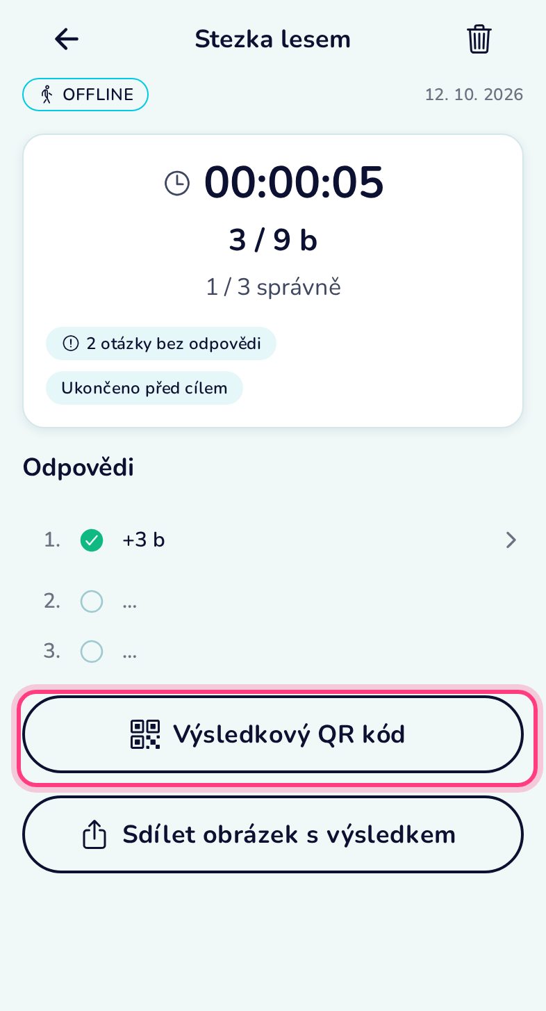 Detail výsledku
