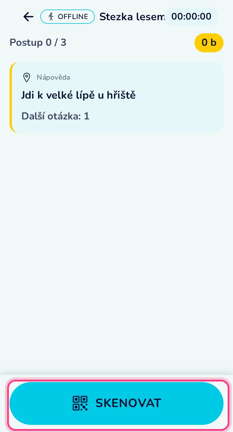 Stezka začala