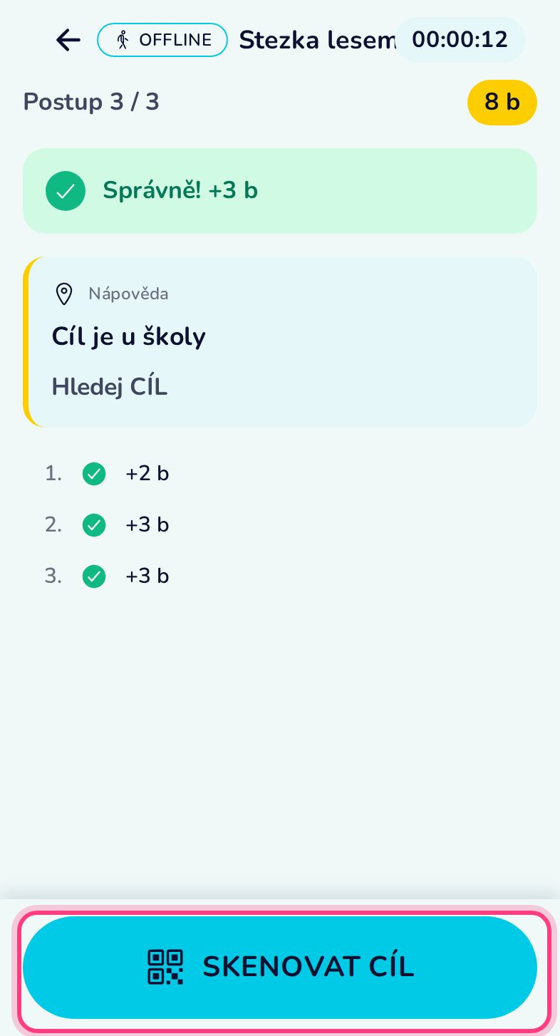 Všechna stanoviště hotová