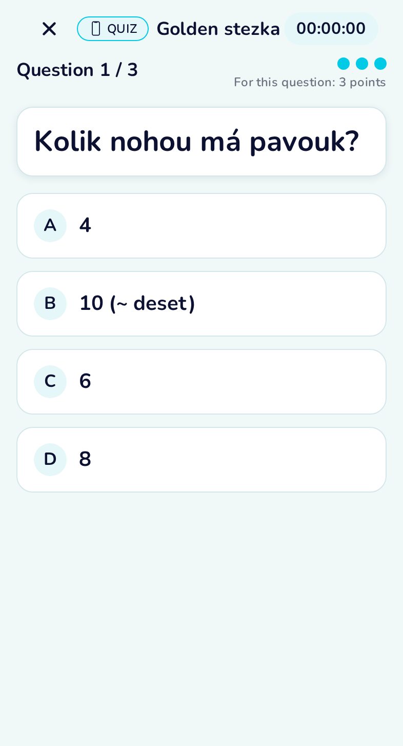 Answer on the screen