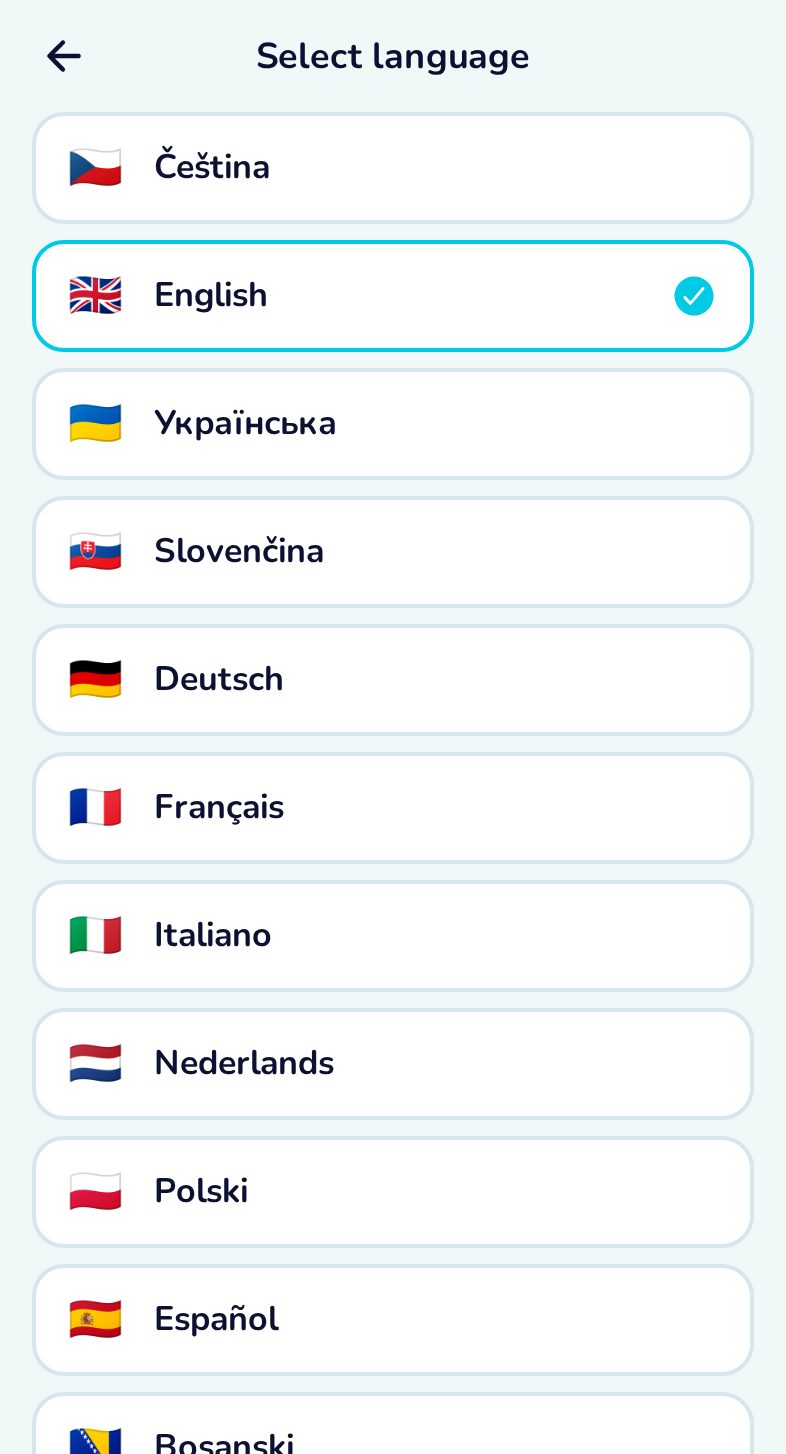 Eleven languages