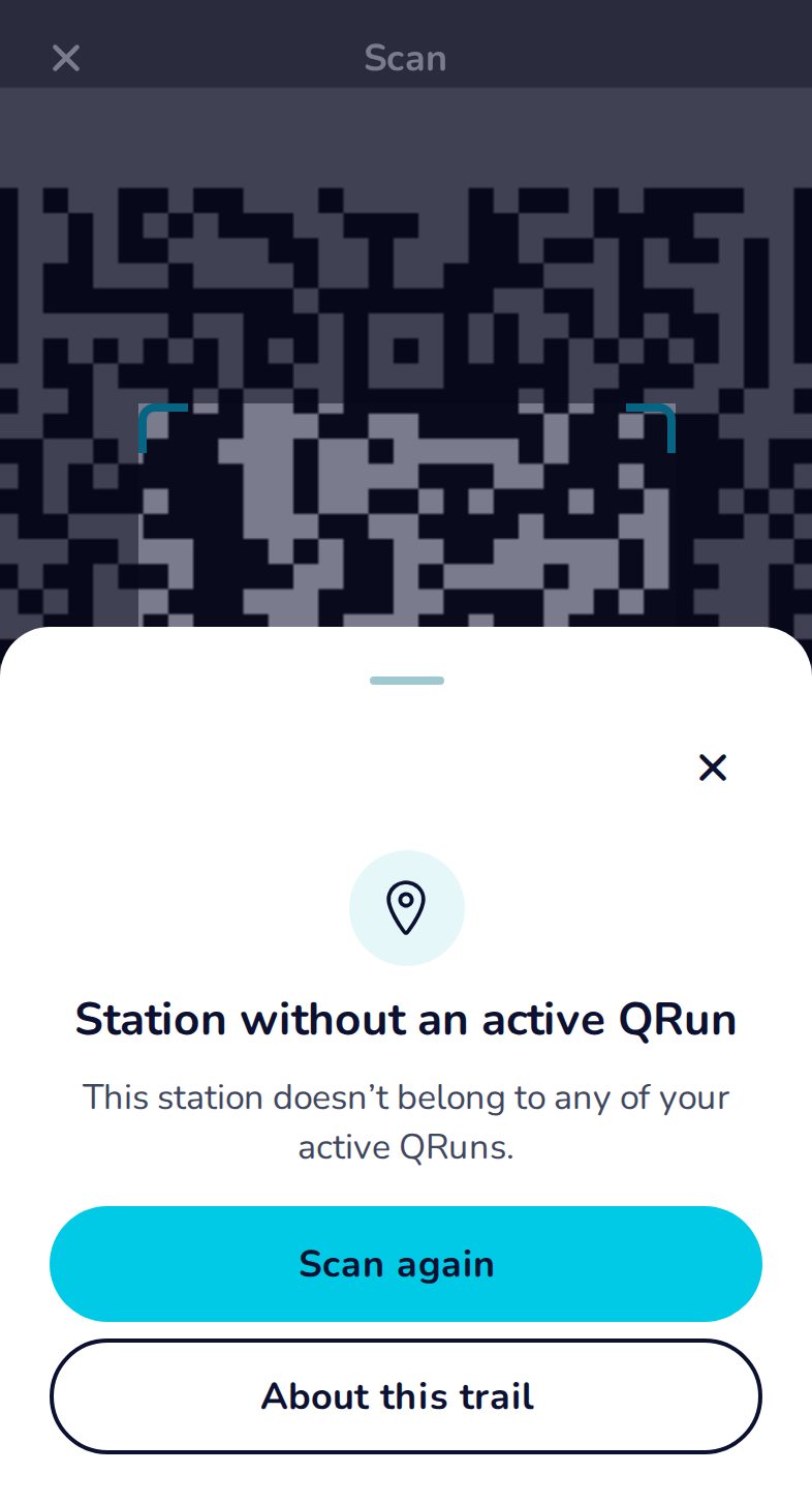 A station of another trail