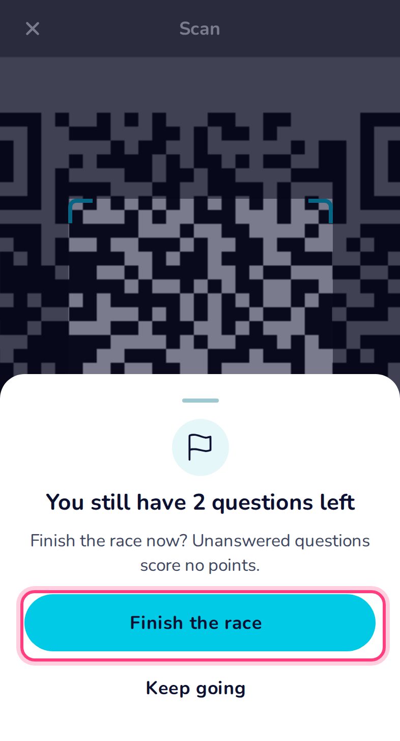 Finishing early